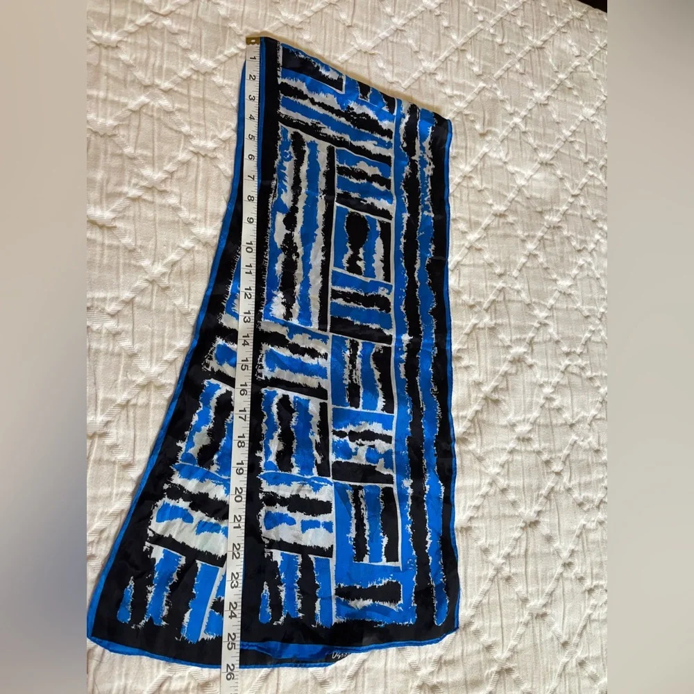 Vintage Vera Neumann 100% Silk Scarf: 1970s Geometric‎ Pop Art